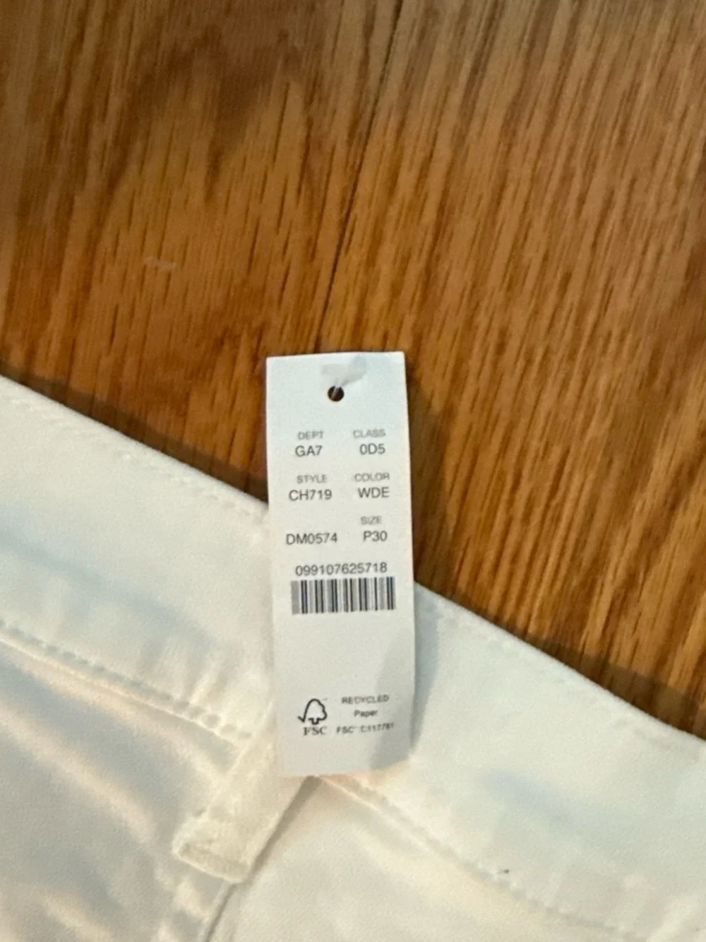 J. Crew Women's White Wide-Leg Crop Jeans